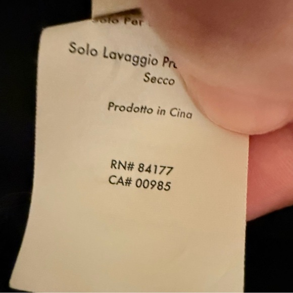 Diane von Furstenberg Black Satin Deep V-neck Gown size 14 - Picture 8 of 9